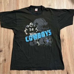 Vintage Dallas Cowboy shirt featuring Herschel Walker